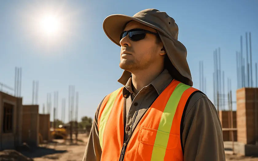 Schutz vor UV-Strahlung bei der Arbeit im Freien