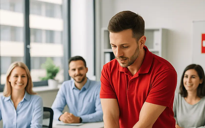 Ersthelfer Ausbildung im Unternehmen für mehr Sicherheit